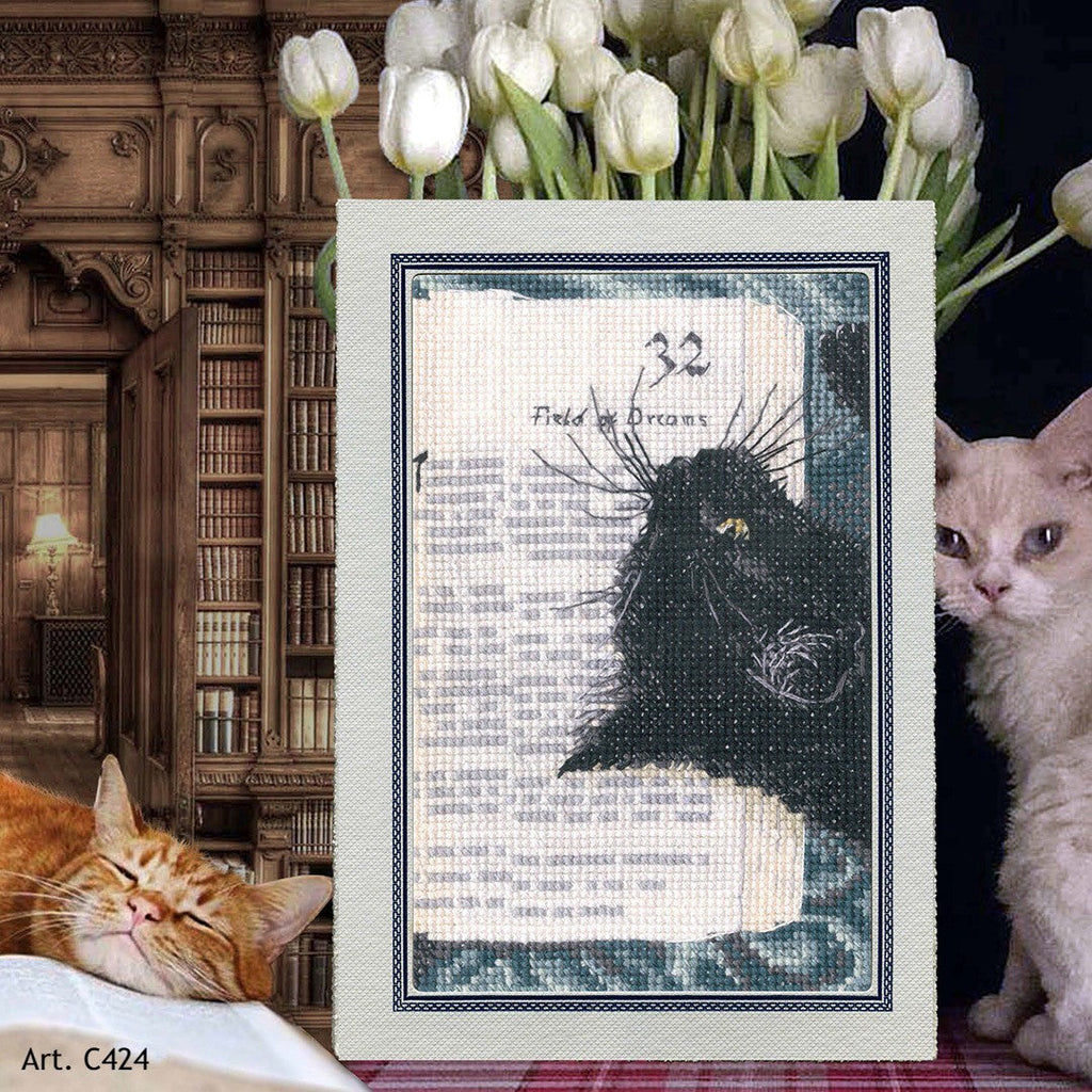 Silence in the library C424 Counted Cross Stitch Kit